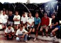 Airforce Association NSW 2AFDS photo gallery - 1991 - Australian Army and RAAF members pictured at the Bridge over the River Kwai near Kanchanaburi, Thailand during Exercise Bareo Return.